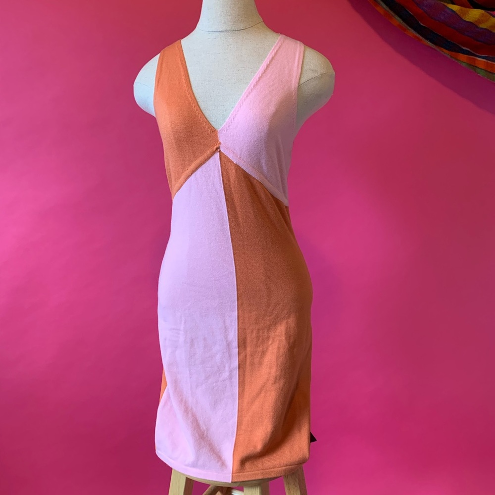 Princess Polly body con color block knit dress